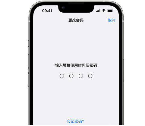 镜湖iPhone屏幕维修分享iPhone屏幕使用时间密码忘记了怎么办 