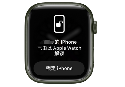 镜湖苹果手机维修分享用 AppleWatch 解锁配备面容 ID 的 iPhone方法 